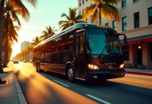 Black Limousine Coach