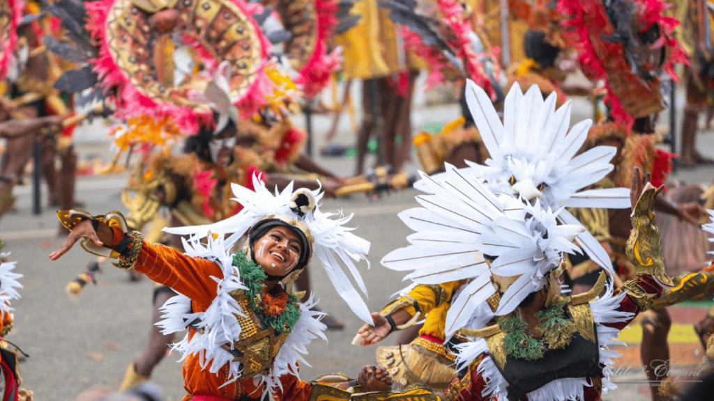 Dancers in carnaval san francisco dancing in the street parade