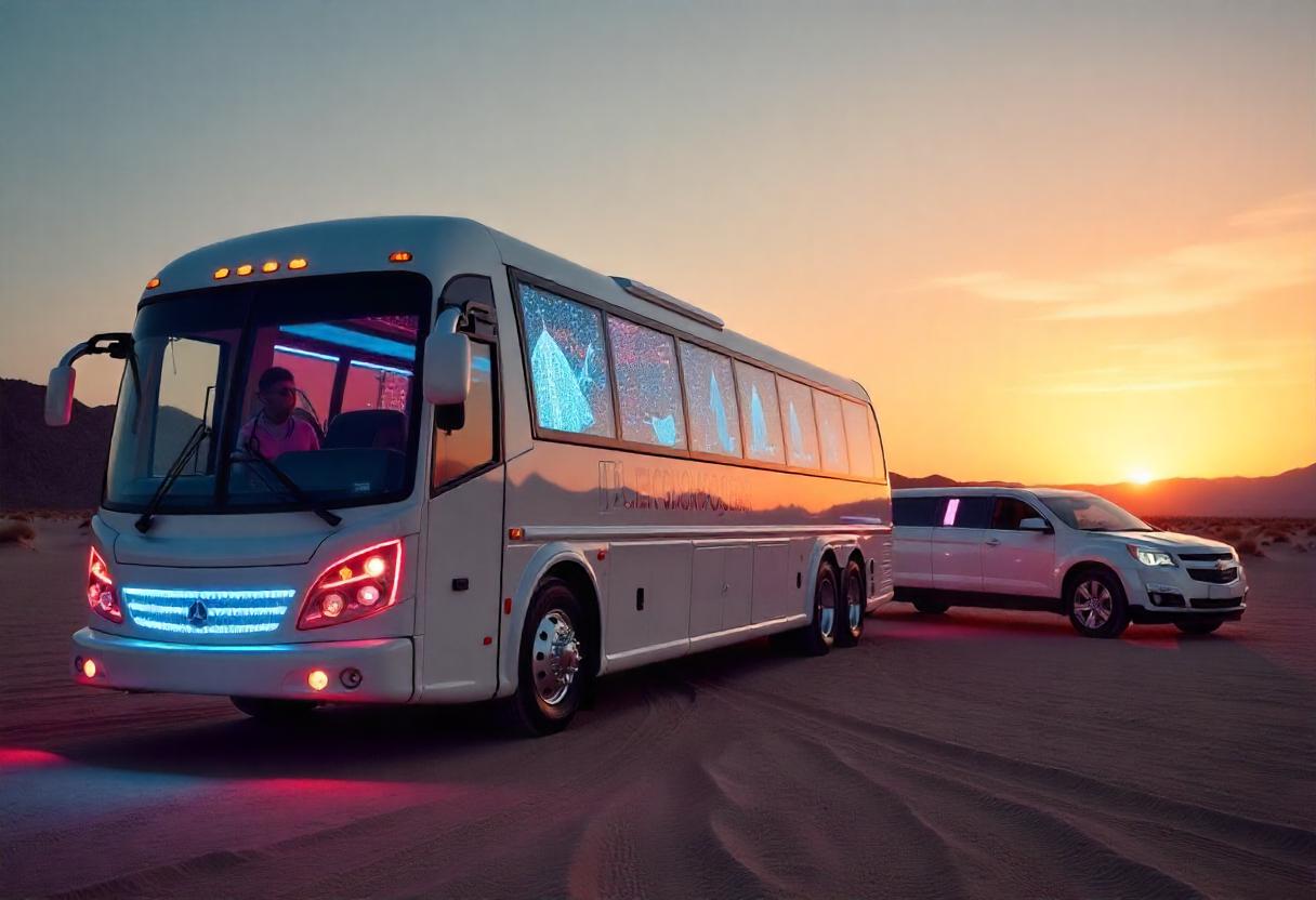 An image of party bus vs limo