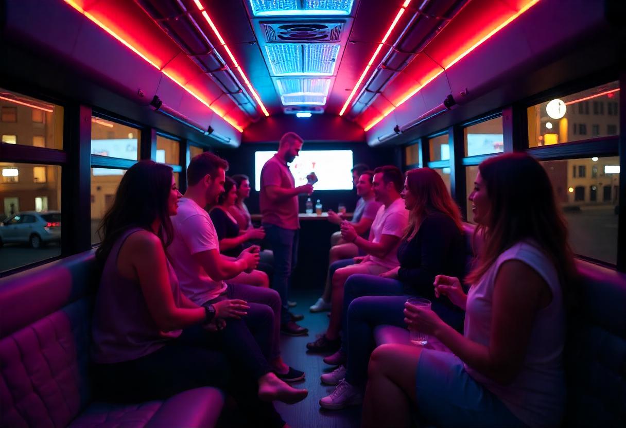 Top Limo Party Bus Games