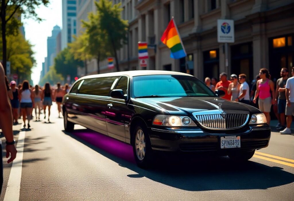 Stretch Limo for San Francisco Pride Parade & Festival Rental Service
